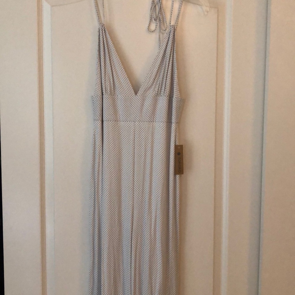 White Jumper with black polka dots